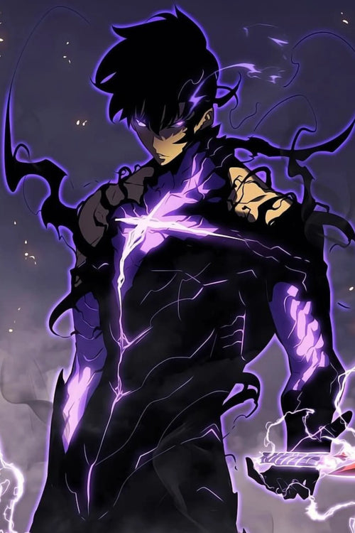 Solo Leveling Metal Wall Posters | Premium, Waterproof & Magnet-Mounted Art