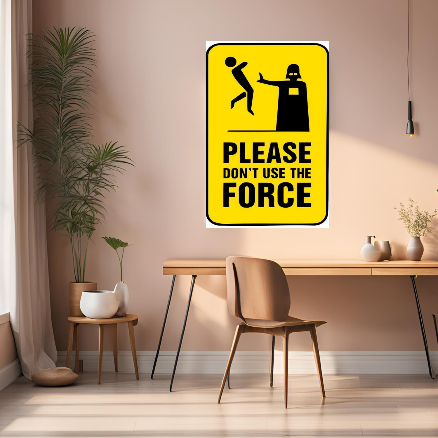 Star Wars Funny Metal Wall Posters | Premium, Waterproof & Magnet-Mounted Art