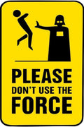Star Wars Funny Metal Wall Posters | Premium, Waterproof & Magnet-Mounted Art