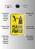 Star Wars Funny Metal Wall Posters | Premium, Waterproof & Magnet-Mounted Art