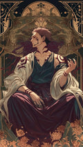 Sukuna Illustration Metal Posters | Premium, Waterproof & Magnet-Mounted Art