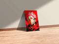 Sukuna Jujutsu Kaisen Metal Posters | Premium, Waterproof & Magnet-Mounted Art