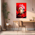 Sukuna Jujutsu Kaisen Metal Posters | Premium, Waterproof & Magnet-Mounted Art