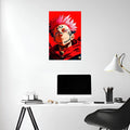 Sukuna Jujutsu Kaisen Metal Posters | Premium, Waterproof & Magnet-Mounted Art