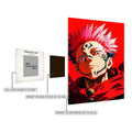 Sukuna Jujutsu Kaisen Metal Posters | Premium, Waterproof & Magnet-Mounted Art