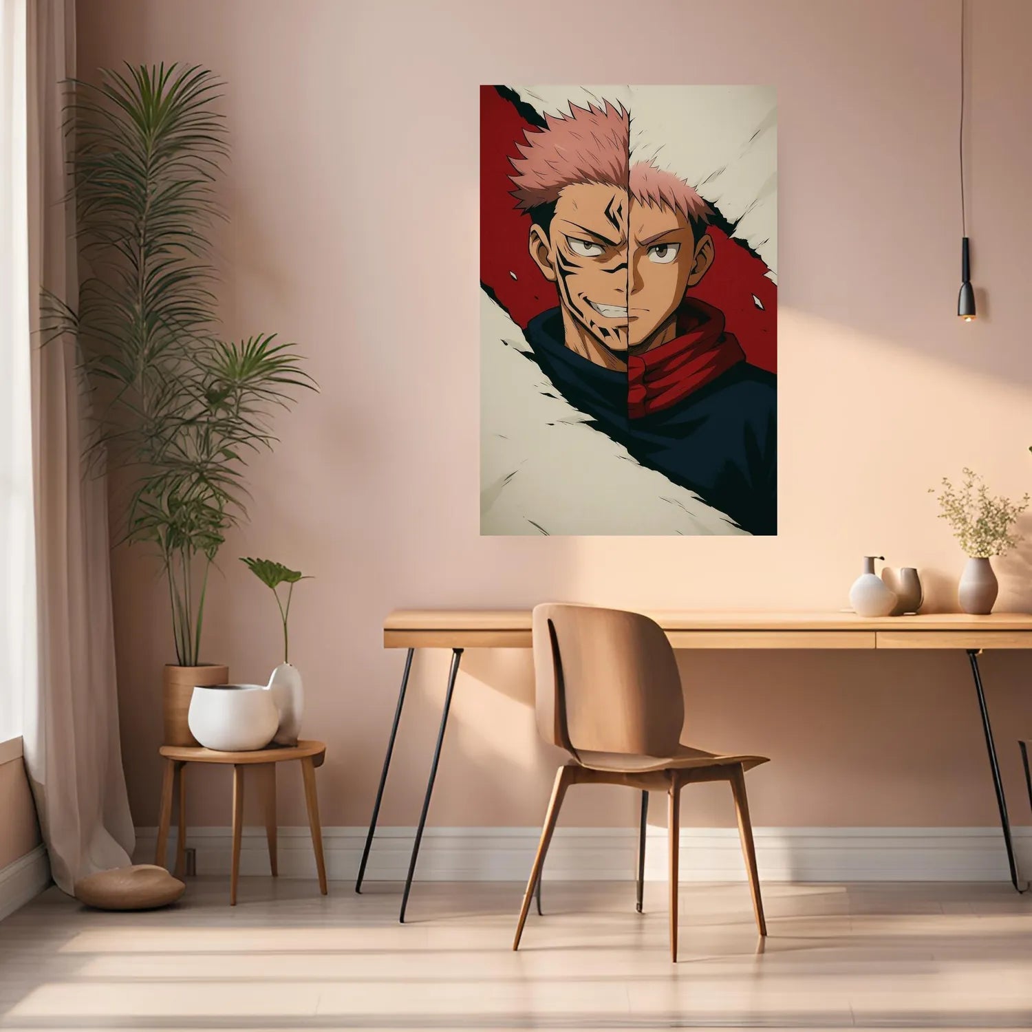 Sukuna X Yuji Itadori Metal Posters | Premium, Waterproof & Magnet-Mounted Art