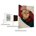 Sukuna X Yuji Itadori Metal Posters | Premium, Waterproof & Magnet-Mounted Art