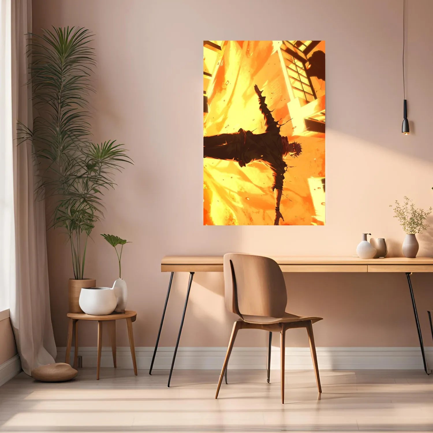 Sukuna pose vs Jogo in shibuya Metal Posters | Premium, Waterproof & Magnet-Mounted Art