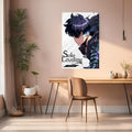 Sung Jin-woo Solo Leveling Metal Wall Posters | Premium, Waterproof & Magnet-Mounted Art