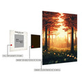 Sunset and Forest Metal Wall Posters | Premium, Waterproof & Magnet-Mounted Art