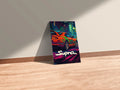 Supra Comic Style Metal Posters | Premium, Waterproof & Magnet-Mounted Art
