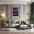 Supra Comic Style Metal Posters | Premium, Waterproof & Magnet-Mounted Art