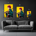 Tanjiro Demon Slayer Metal Posters | Premium, Waterproof & Magnet-Mounted Art