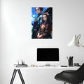 Tanjiro and Nezuko Demon Slayer Metal Posters | Premium, Waterproof & Magnet-Mounted Art