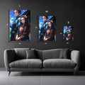 Tanjiro and Nezuko Demon Slayer Metal Posters | Premium, Waterproof & Magnet-Mounted Art