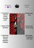 The Cool Goat Metal Posters | Premium, Waterproof & Magnet-Mounted Art