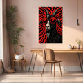 The Cool Goat Metal Posters | Premium, Waterproof & Magnet-Mounted Art