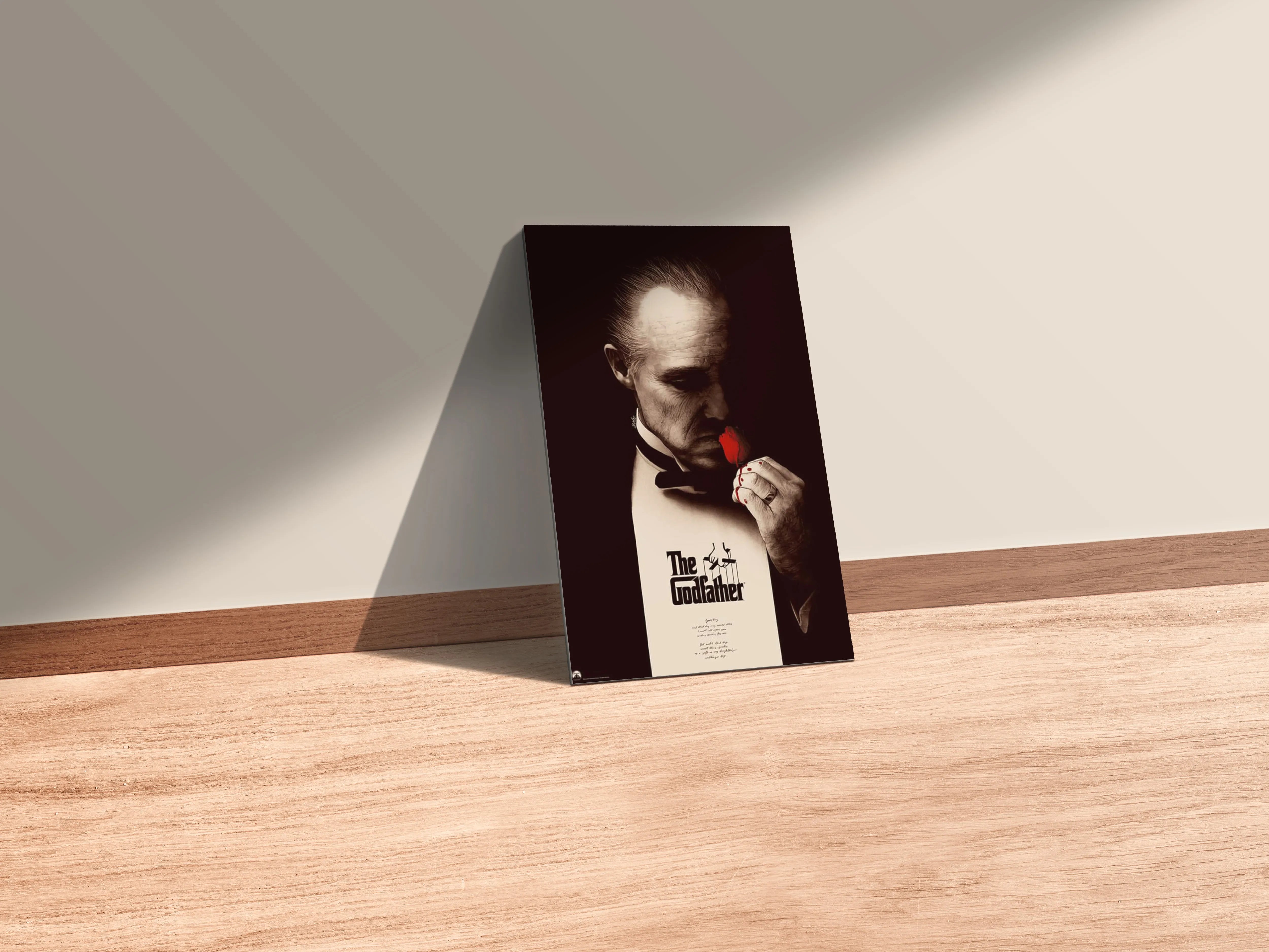 The Godfather Movie Metal Posters | Premium, Waterproof & Magnet-Mounted Art