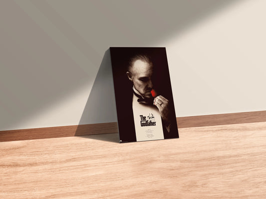 The Godfather Movie Metal Posters | Premium, Waterproof & Magnet-Mounted Art