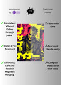 The Joker Japanese Metal Posters | Premium, Waterproof & Magnet-Mounted Art