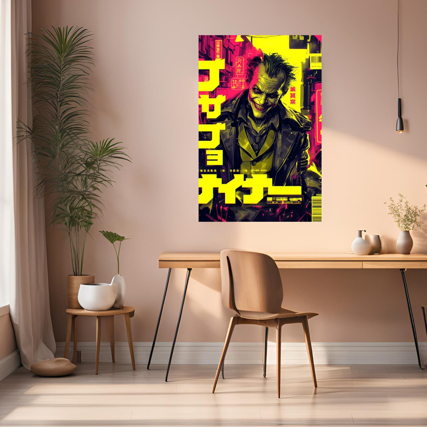 The Joker Japanese Metal Posters | Premium, Waterproof & Magnet-Mounted Art