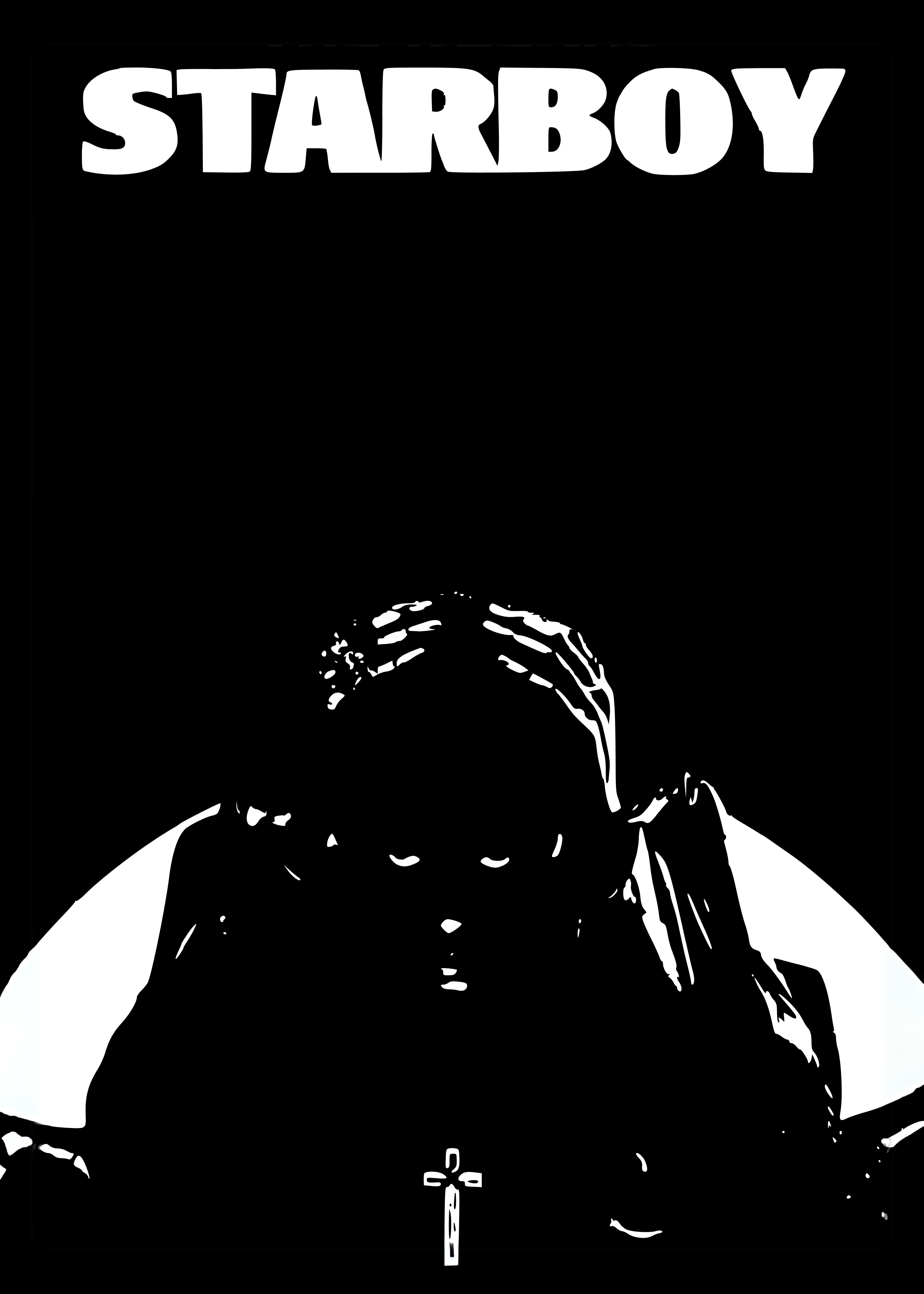 The Weeknd Starboy Album Metal Wall Posters | Premium, Waterproof & Magnet-Mounted Art