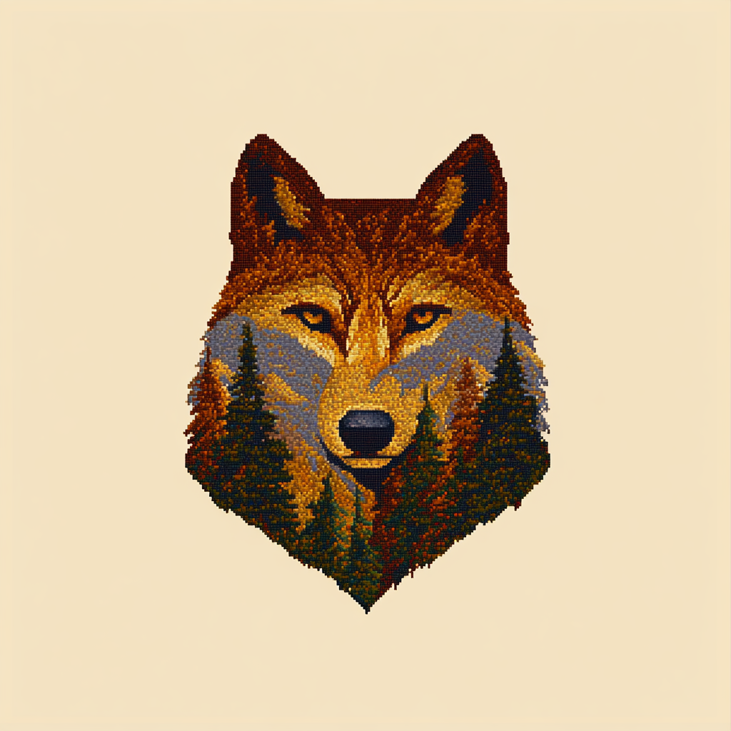 The Wild within the Wolf Metal Wall Posters | Premium, Waterproof & Magnet-Mounted Art