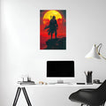 The Mandalorian art metal posters | Premium, Waterproof & Magnet-Mounted Art