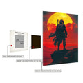 The Mandalorian art metal posters | Premium, Waterproof & Magnet-Mounted Art