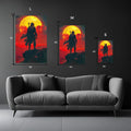 The Mandalorian art metal posters | Premium, Waterproof & Magnet-Mounted Art
