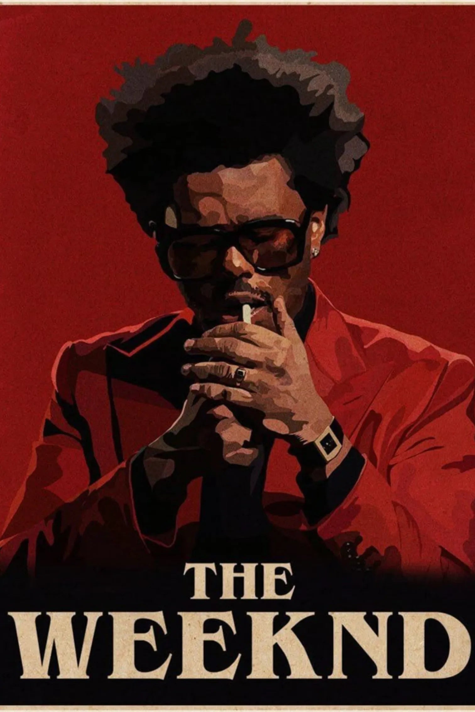 The Weeknd Album  Metal Wall Posters | Premium, Waterproof & Magnet-Mounted Art