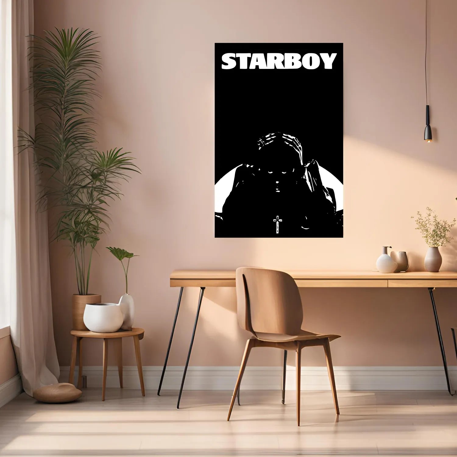 The Weeknd Starboy Album Metal Wall Posters | Premium, Waterproof & Magnet-Mounted Art
