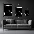 The Weeknd Starboy Album Metal Wall Posters | Premium, Waterproof & Magnet-Mounted Art