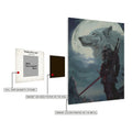 The Witcher Geralt of rivia the white wolf metal Posters | Premium, Waterproof & Magnet-Mounted Art