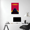 The weeknd Starboy Metal Wall Posters | Premium, Waterproof & Magnet-Mounted Art