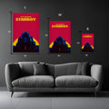 The weeknd Starboy Metal Wall Posters | Premium, Waterproof & Magnet-Mounted Art