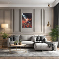 Thunder and Roses Metal Posters | Premium, Waterproof & Magnet-Mounted Art