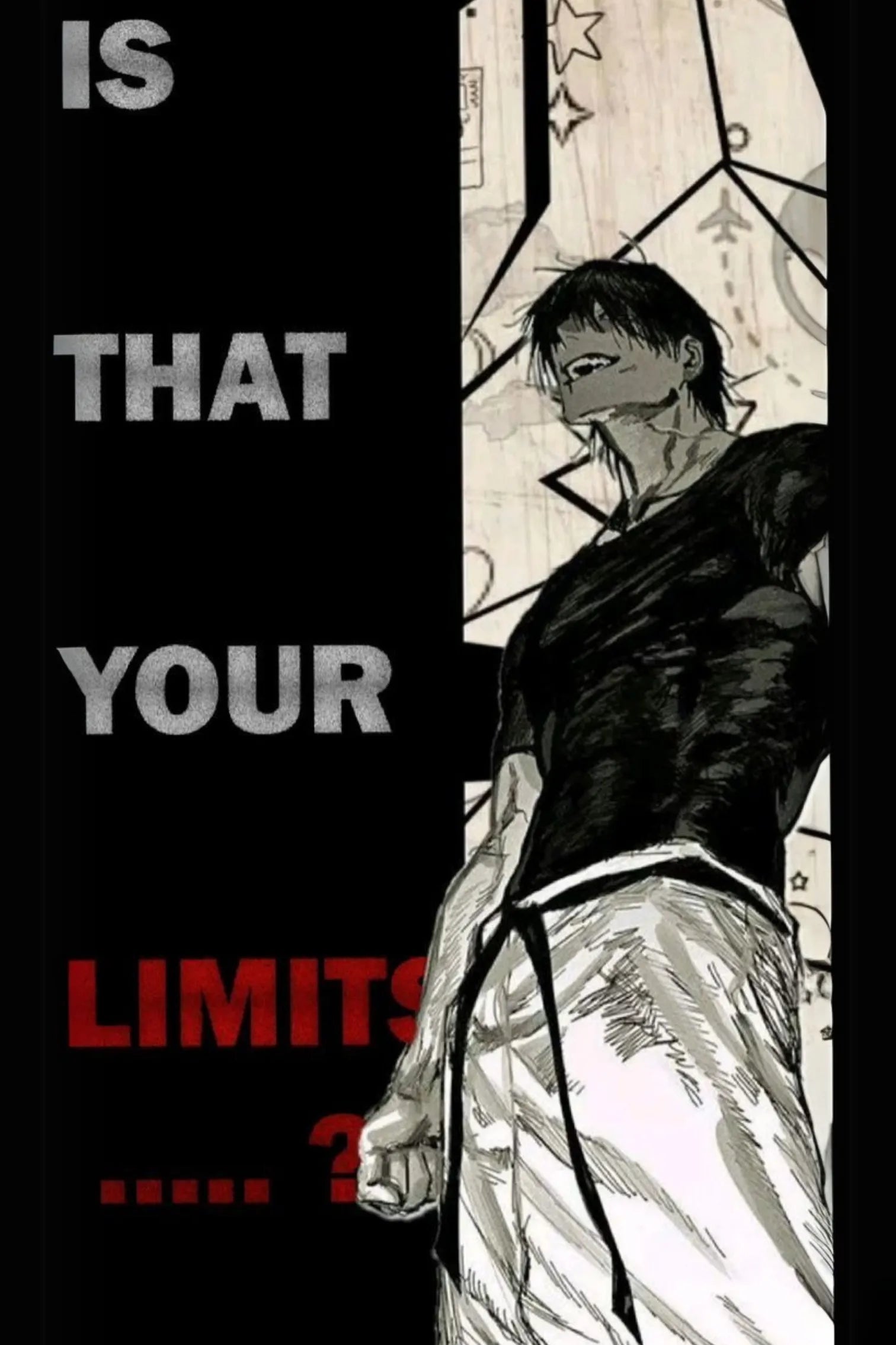 Toji Motivational Metal Wall Posters | Premium, Waterproof & Magnet-Mounted Art