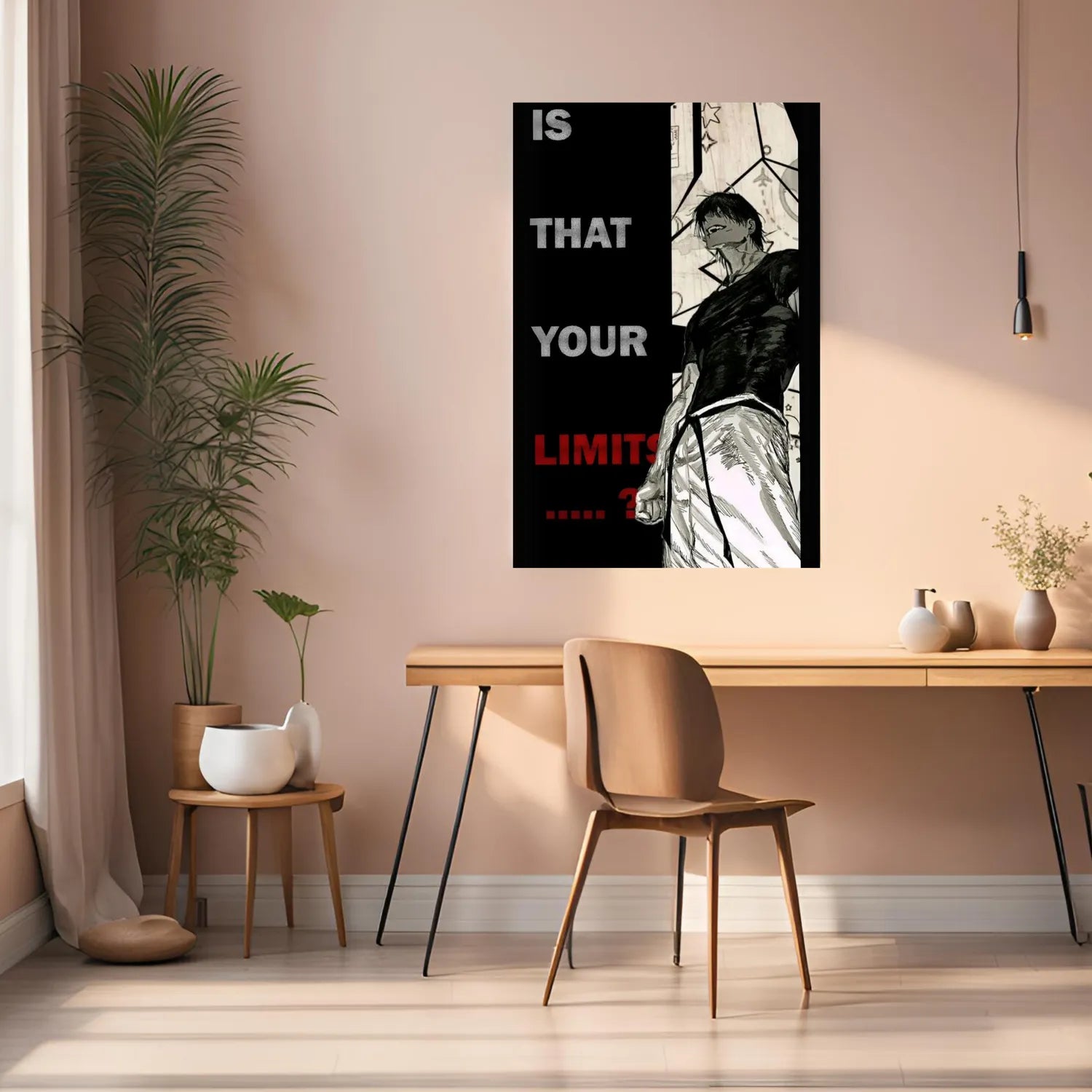 Toji Motivational Metal Wall Posters | Premium, Waterproof & Magnet-Mounted Art