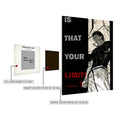 Toji Motivational Metal Wall Posters | Premium, Waterproof & Magnet-Mounted Art