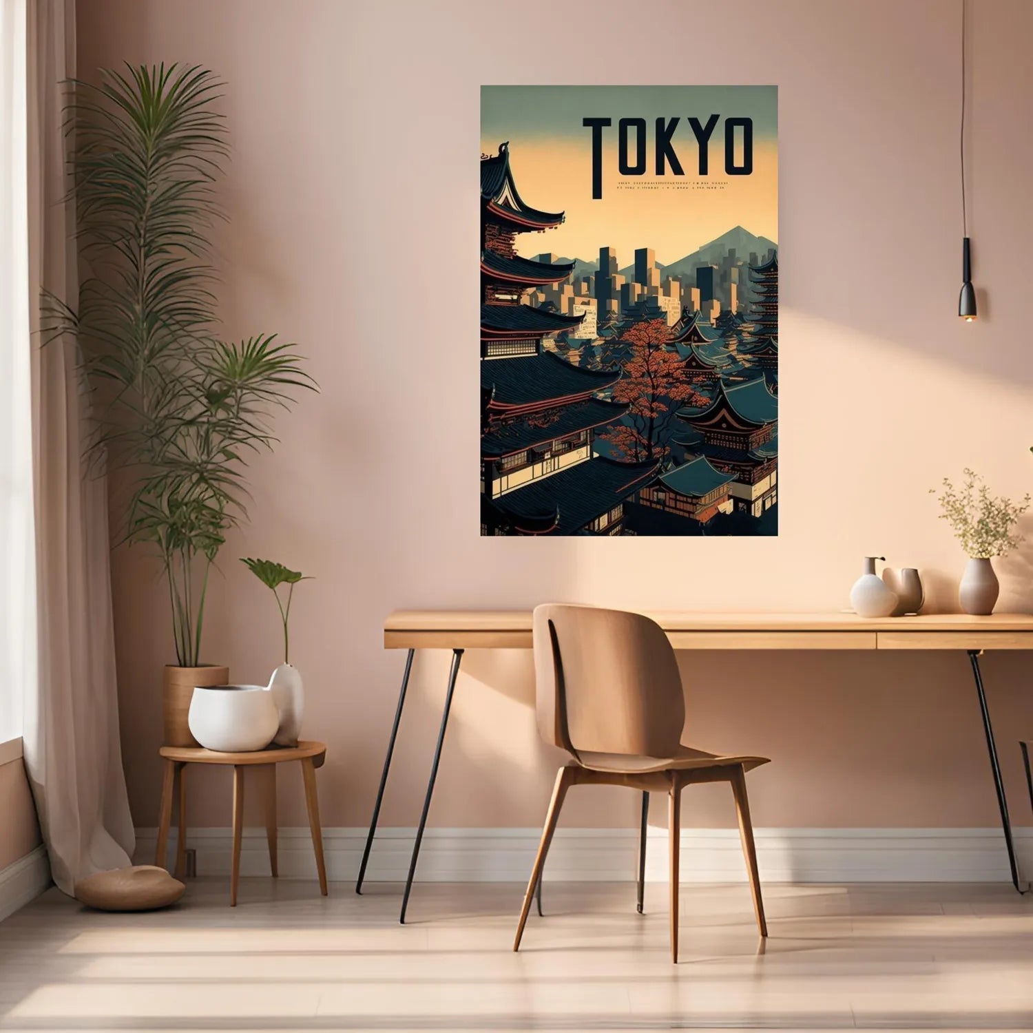 Tokyo Japan Art Metal Posters | Premium, Waterproof & Magnet-Mounted Art