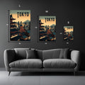 Tokyo Japan Art Metal Posters | Premium, Waterproof & Magnet-Mounted Art