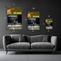 Top Athletes Motivational Metal Wall Posters | Premium, Waterproof & Magnet-Mounted Art