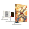 Tranquillity Man illustration Metal Wall Posters | Premium, Waterproof & Magnet-Mounted Art