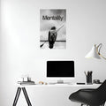 Unstoppable Mentality Inspirational Metal Posters | Premium, Waterproof & Magnet-Mounted Art