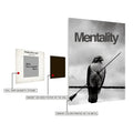 Unstoppable Mentality Inspirational Metal Posters | Premium, Waterproof & Magnet-Mounted Art