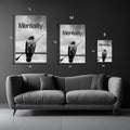Unstoppable Mentality Inspirational Metal Posters | Premium, Waterproof & Magnet-Mounted Art