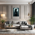 Vampire Girl in Forest Metal Wall Posters | Premium, Waterproof & Magnet-Mounted Art