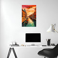 Venice Italy Metal Posters | Premium, Waterproof & Magnet-Mounted Art