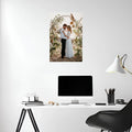 Wedding Couple Photography Metal Wall Posters | Premium, Waterproof & Magnet-Mounted Art